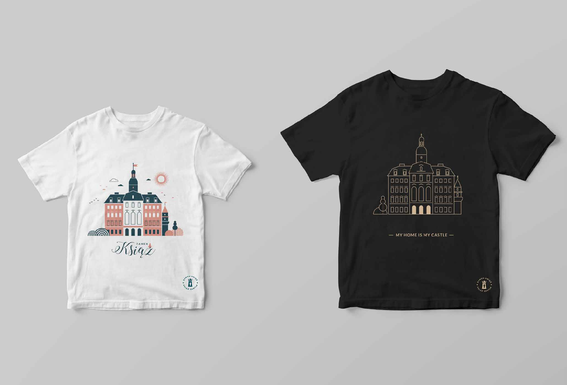Projekty koszulek — Zamek Książ